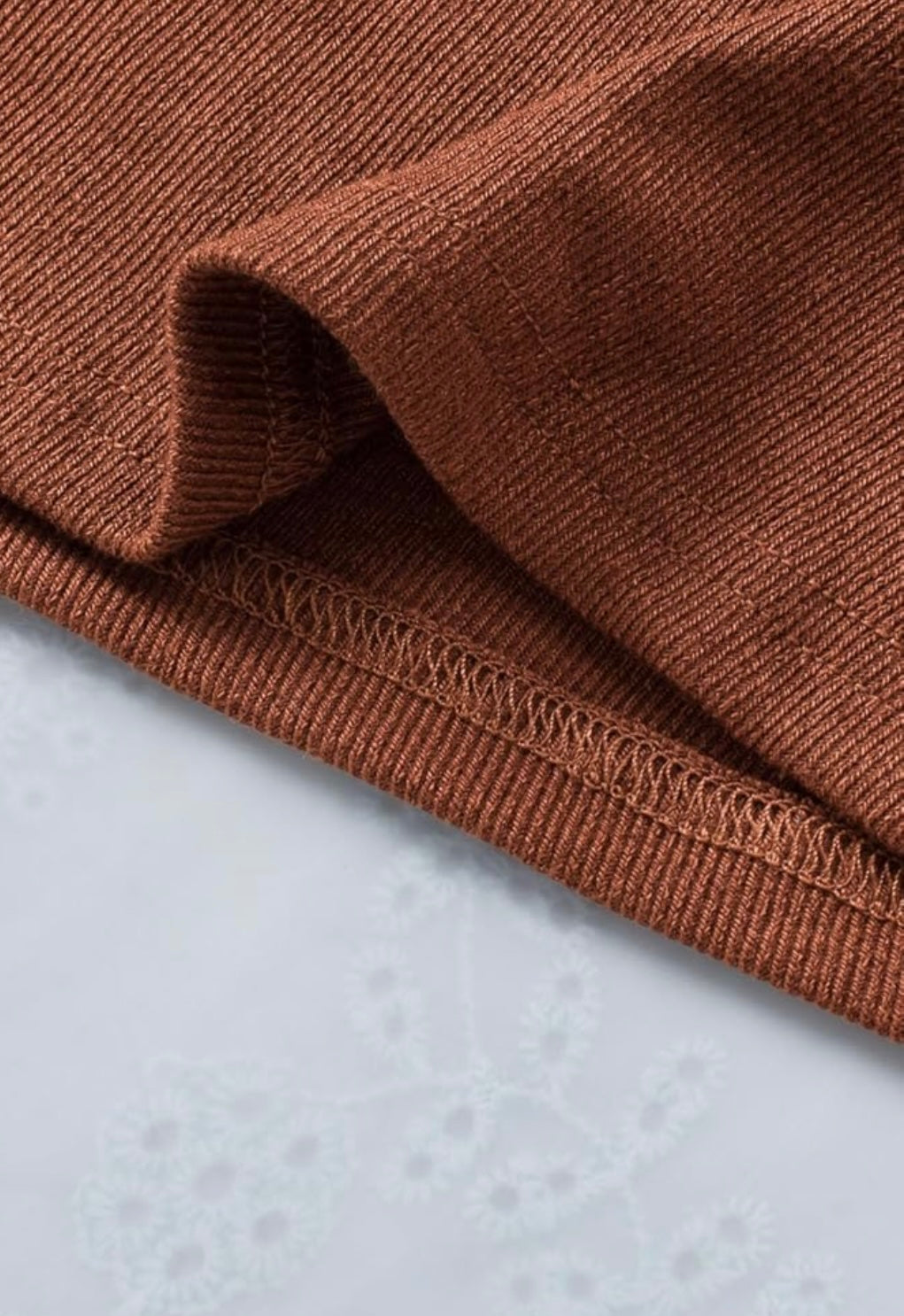 Cutout Long Sleeve Knitted Ribbed Swaters Pullover Lightweight Slim Solid Color Jumper Top