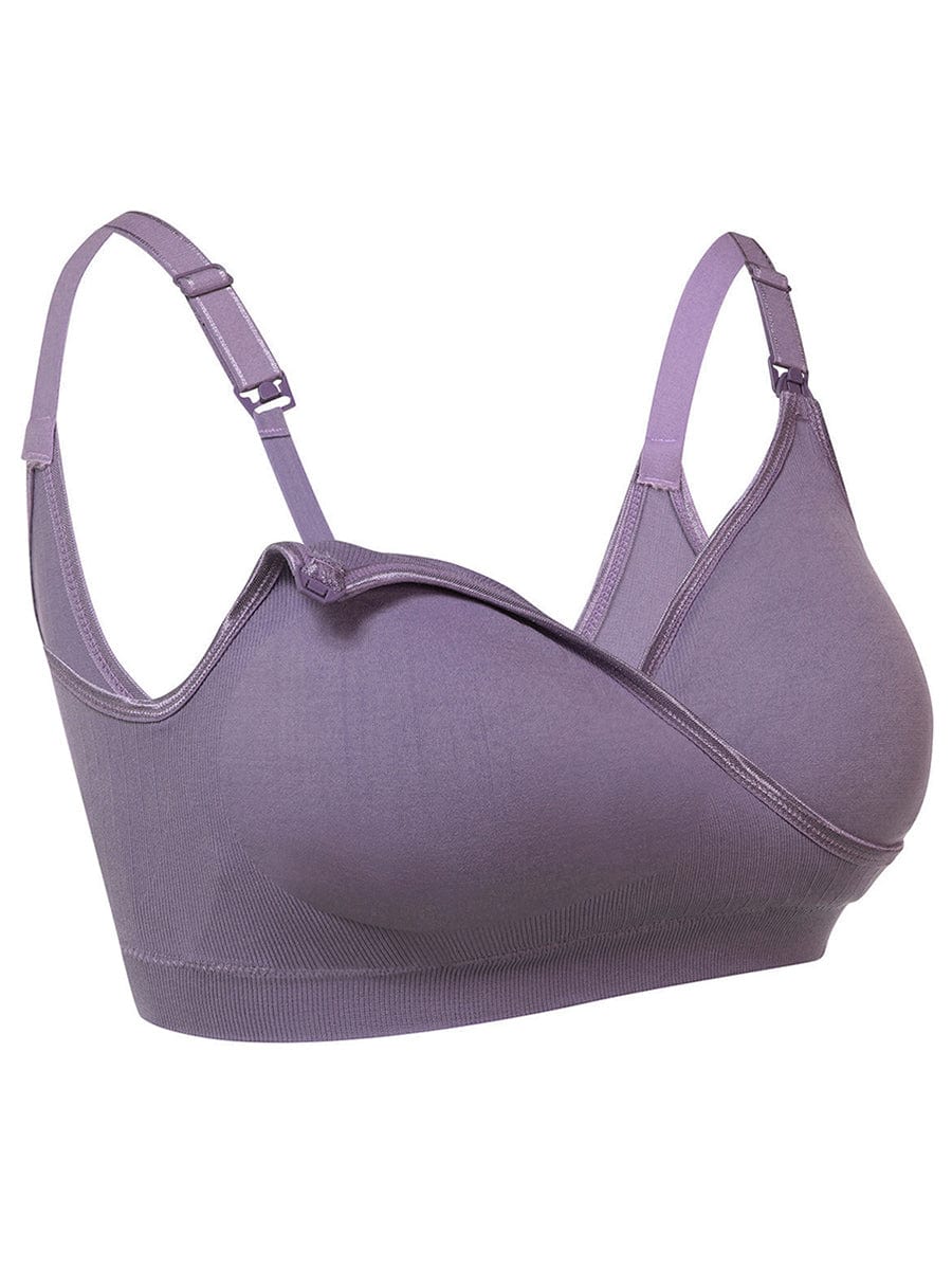 Wholesale 3 Pcs Nursing Bra Full Bust Seamless Nursing Maternity Breastfeeding Bras Adjustable Sleep Bra