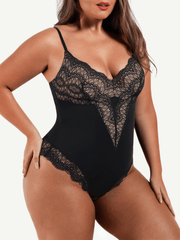 Wholesale Sexy Lace Deep-V Neck Bodysuits