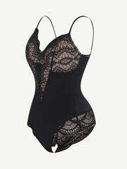 Wholesale Sexy Lace Deep-V Neck Bodysuits