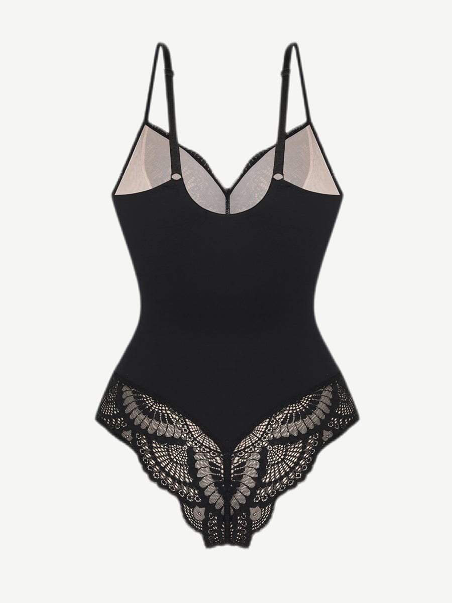 Wholesale Sexy Lace Deep-V Neck Bodysuits