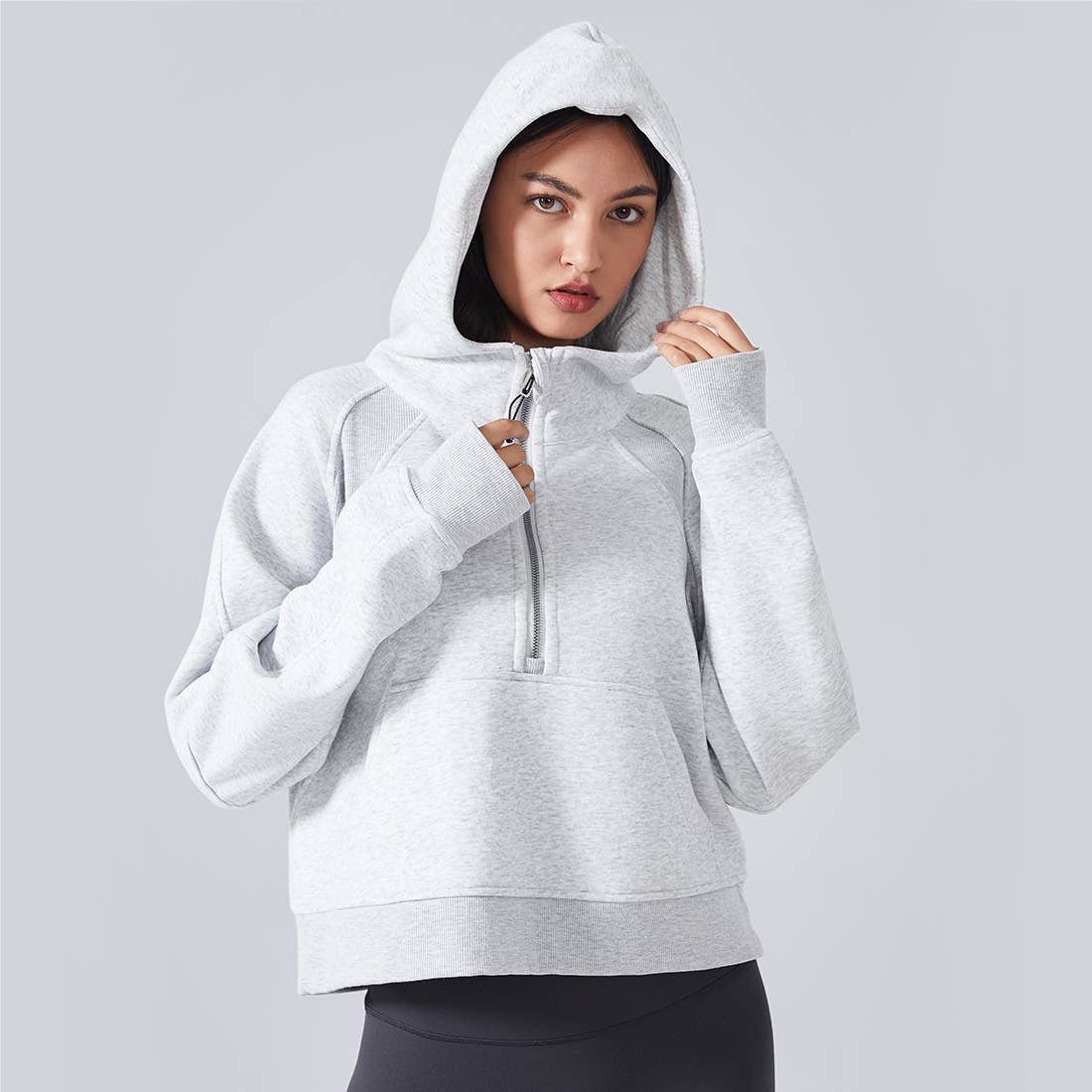 Well-in Vogue CozyForm Half-Zip Hoodie