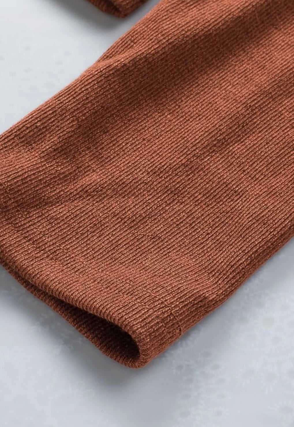 Cutout Long Sleeve Knitted Ribbed Swaters Pullover Lightweight Slim Solid Color Jumper Top