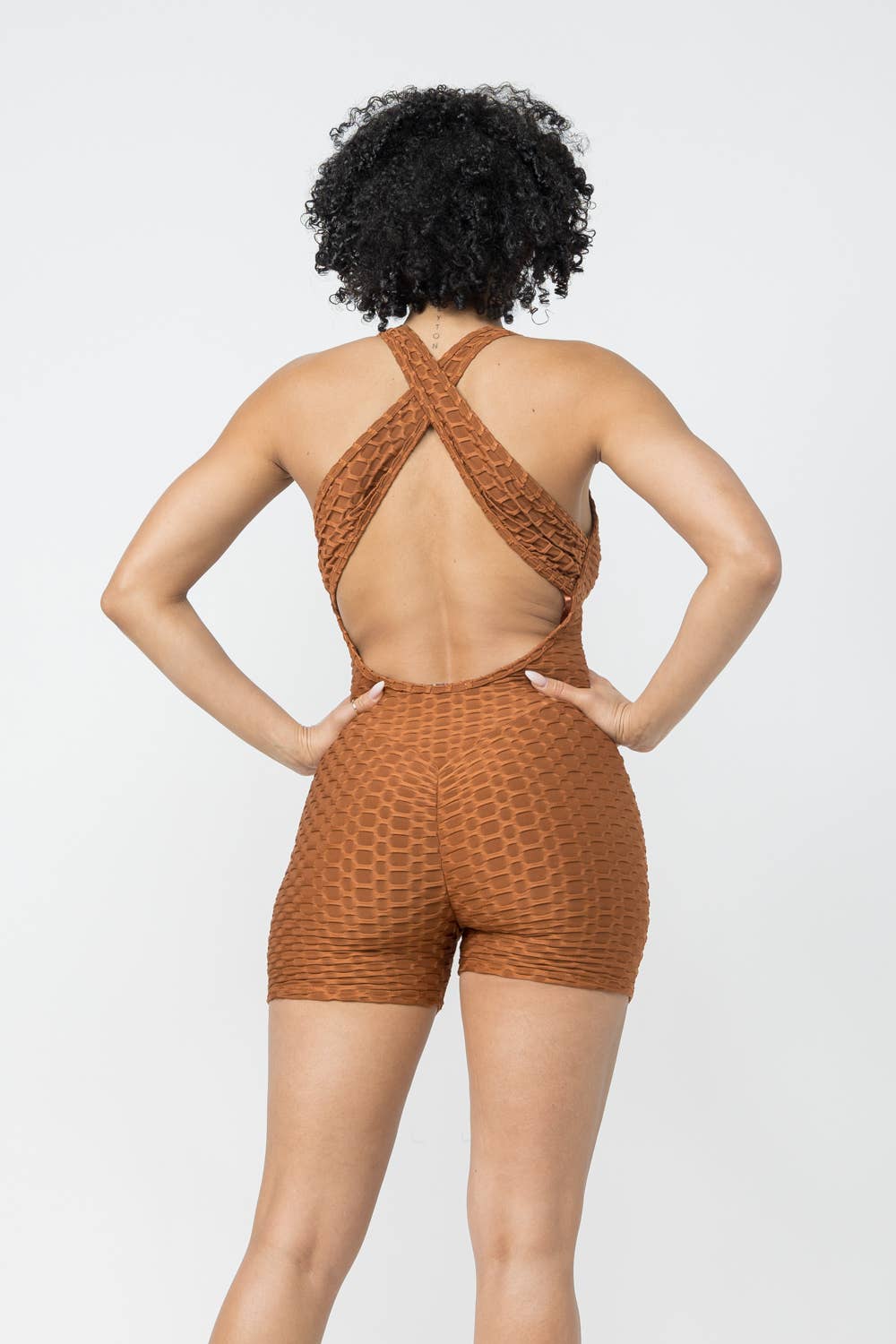 Well-in Vogue Romper – Honeycomb Heat