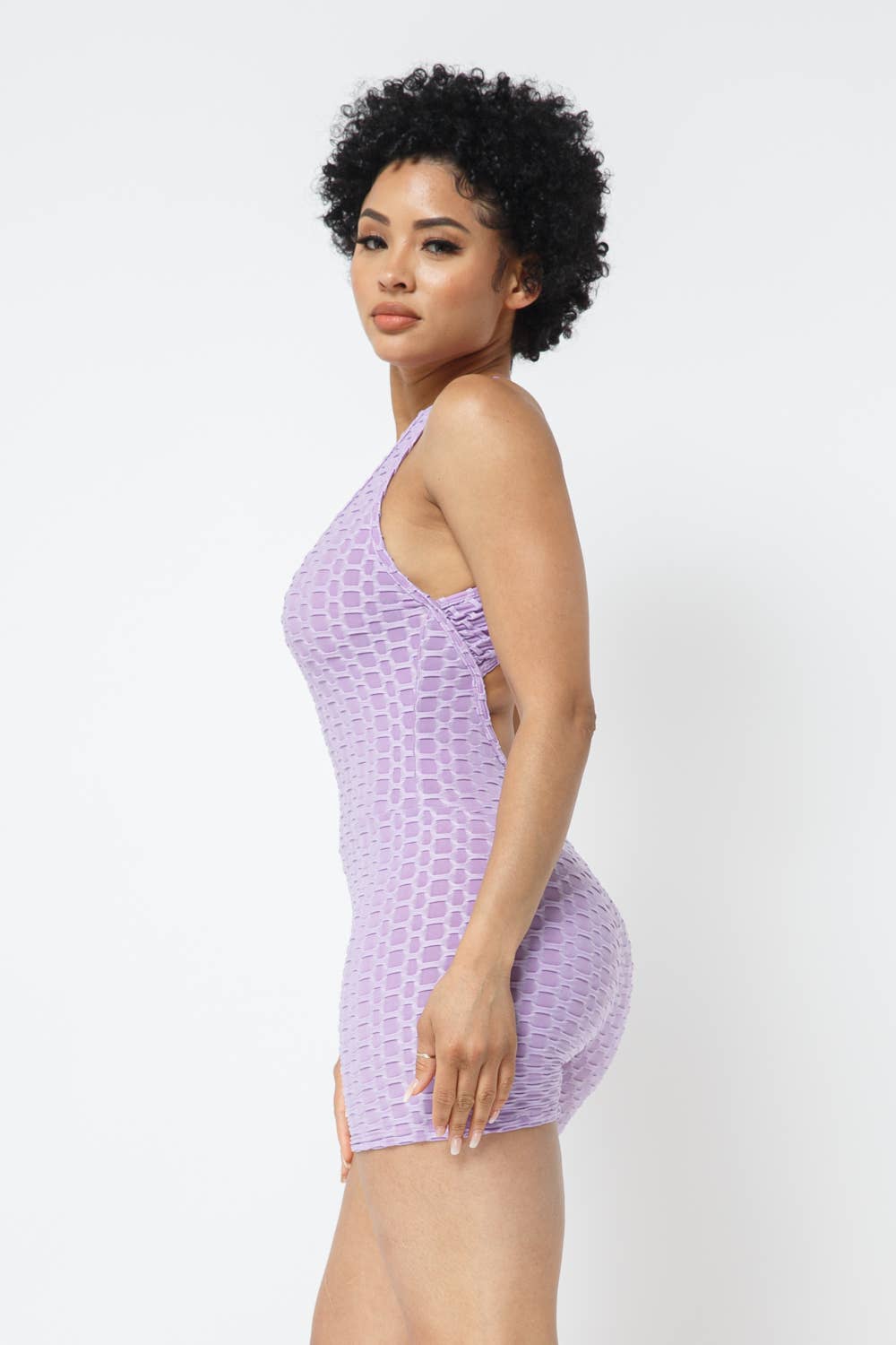 Well-in Vogue Romper – Honeycomb Heat
