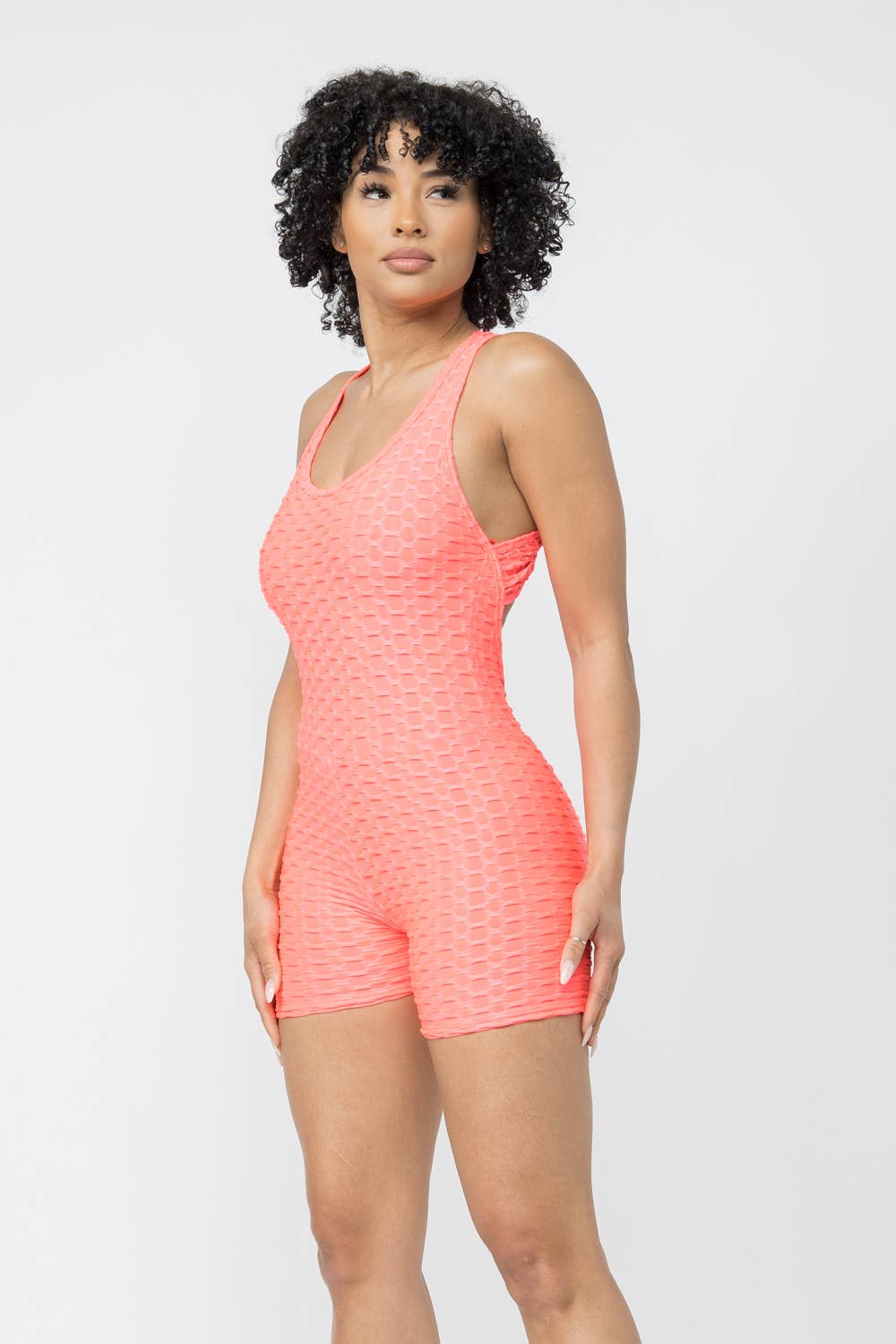 Well-in Vogue Romper – Honeycomb Heat