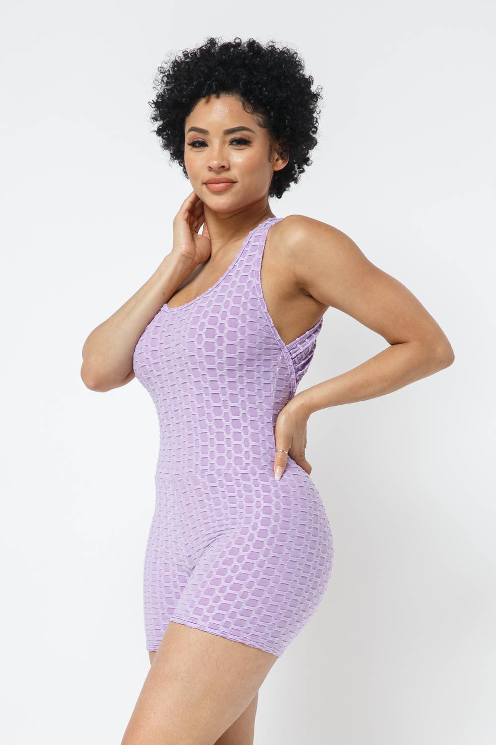 Well-in Vogue Romper – Honeycomb Heat