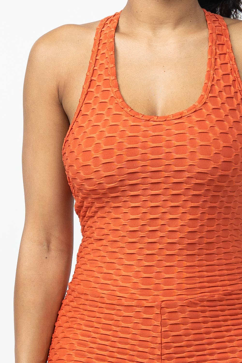 Well-in Vogue Sleeveless Cross Back Jumpsuit