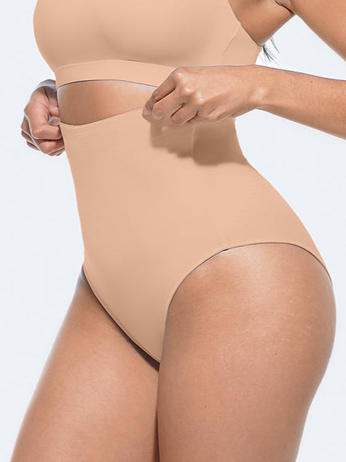 Well-in Vogue High Elastic Waist and Abdomen Antibacterial Buttocks Panties
