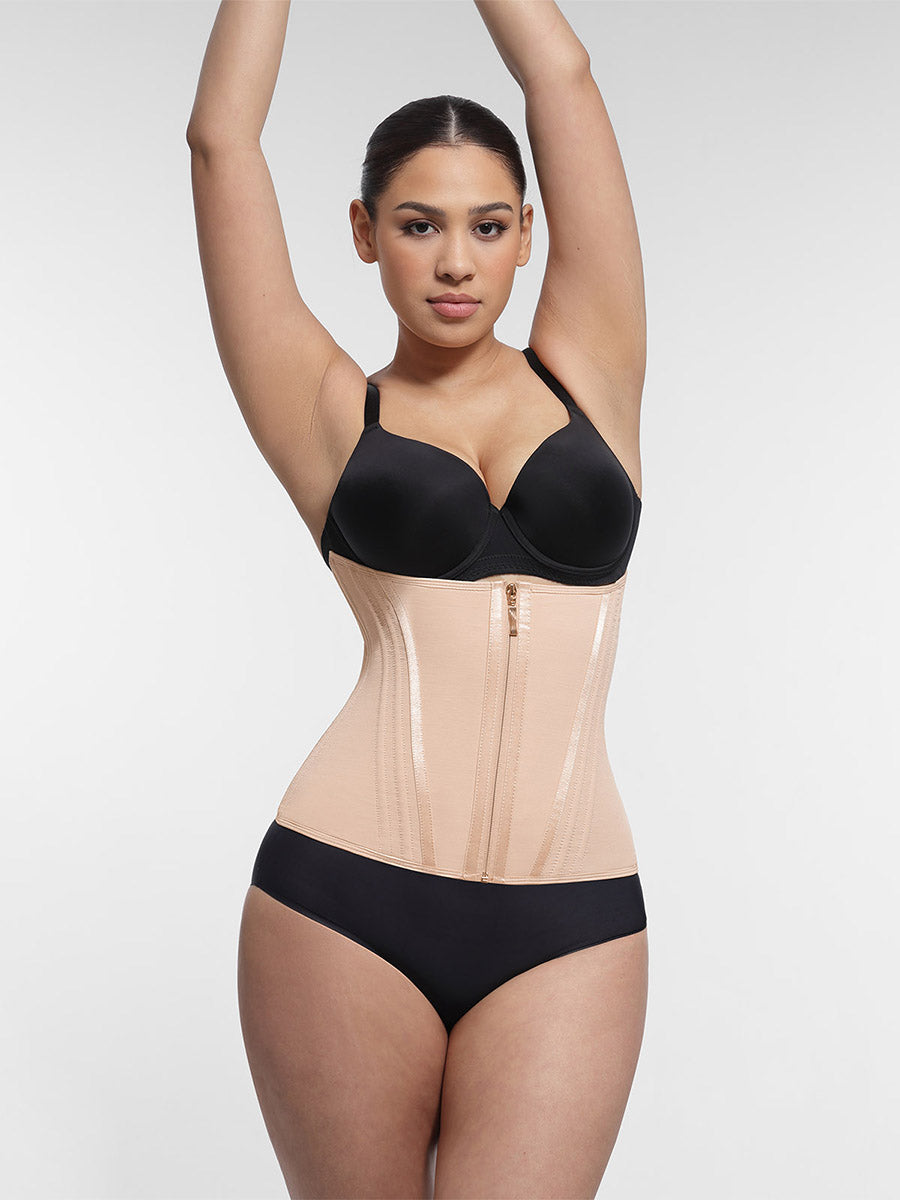 Well-in Vogue High Compression 15 Built-in Steel Bone Tummy Control Waist Trainer