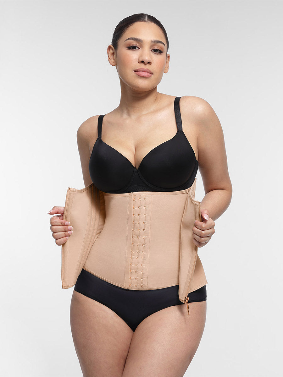 Well-in Vogue High Compression 15 Built-in Steel Bone Tummy Control Waist Trainer