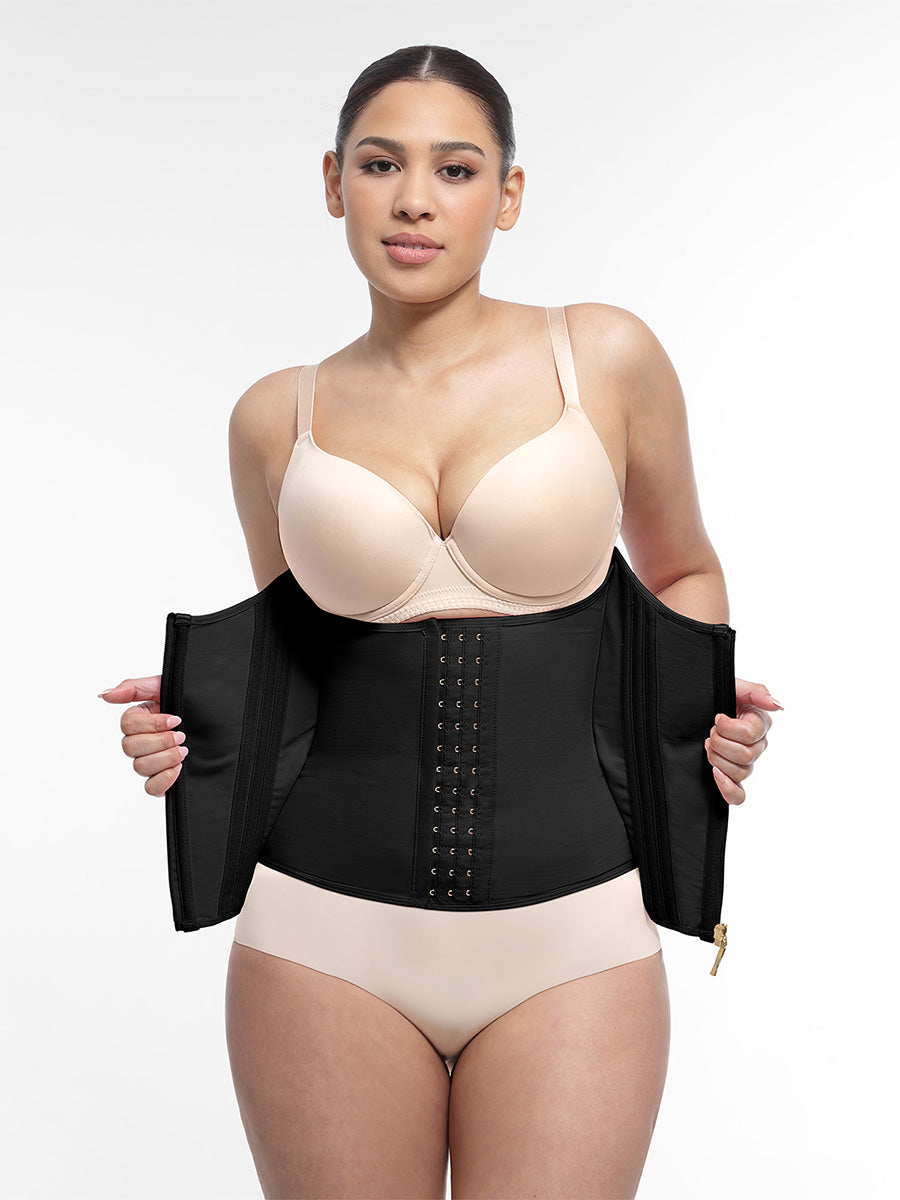 Well-in Vogue High Compression 15 Built-in Steel Bone Tummy Control Waist Trainer