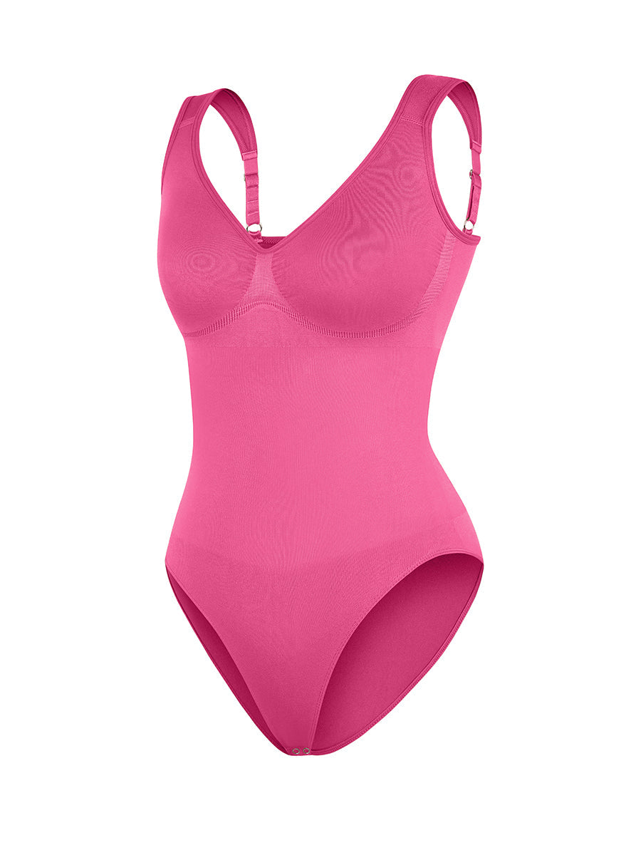 Well-in Vogue Seamless Diamond Neck Bust Support Waist Control Panty Bodysuit