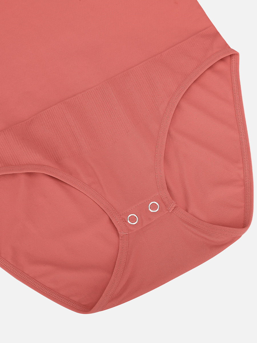 Well-in Vogue Seamless Short Sleeve Waist and abdomen Shaping Hip briefs Bodysuit