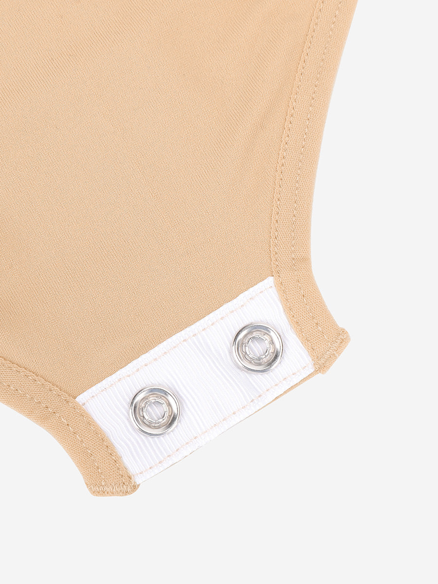 Well-in Vogue Seamless Short Sleeve Waist and abdomen Shaping Hip briefs Bodysuit