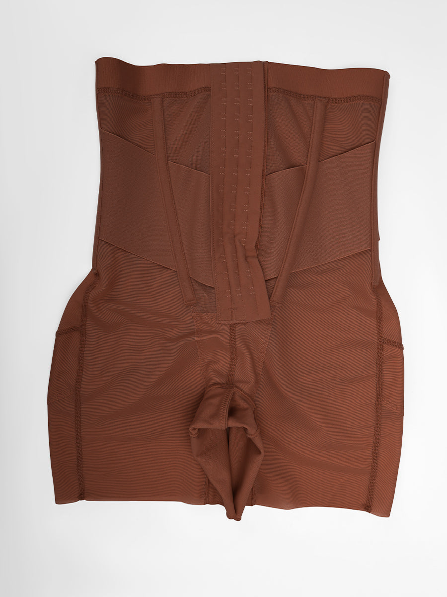 Well-in Vogue High-Waisted Shaping Briefs Breathable Mesh Waist & Abdomen Control Butt Lifter