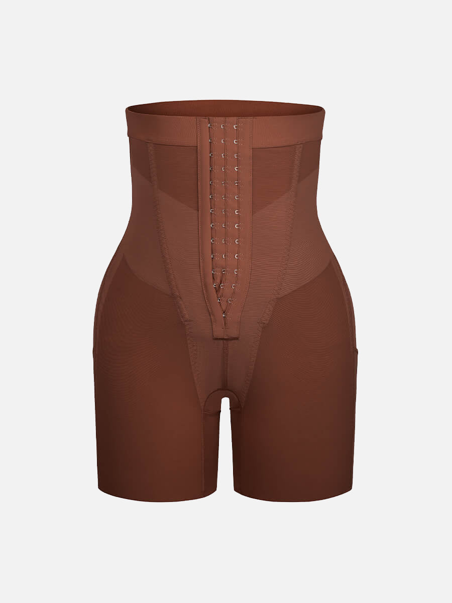 Well-in Vogue High-Waisted Shaping Briefs Breathable Mesh Waist & Abdomen Control Butt Lifter