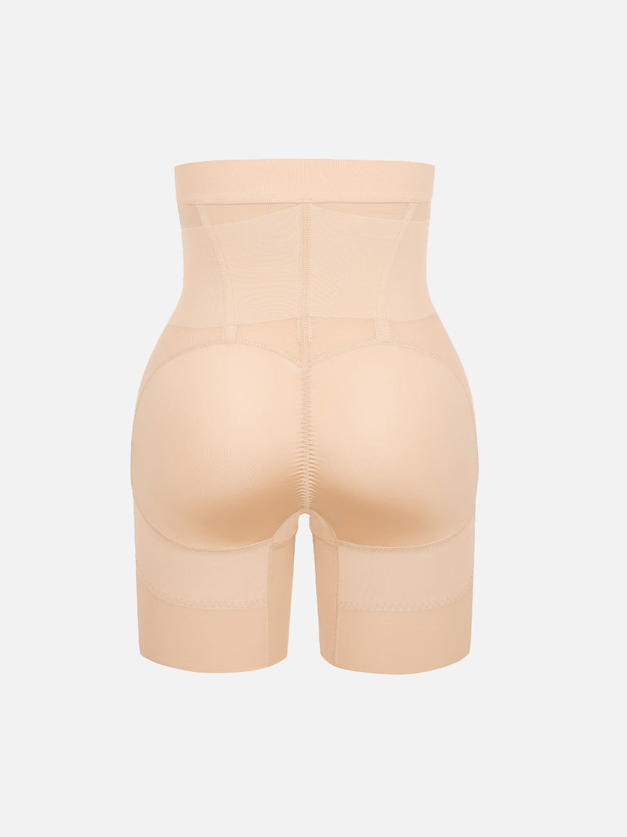 Well-in Vogue High-Waisted Shaping Briefs Breathable Mesh Waist & Abdomen Control Butt Lifter