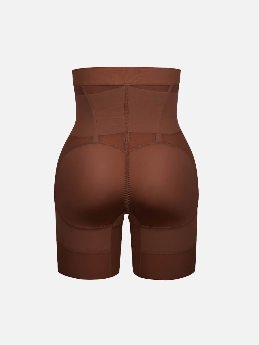 Well-in Vogue High-Waisted Shaping Briefs Breathable Mesh Waist & Abdomen Control Butt Lifter