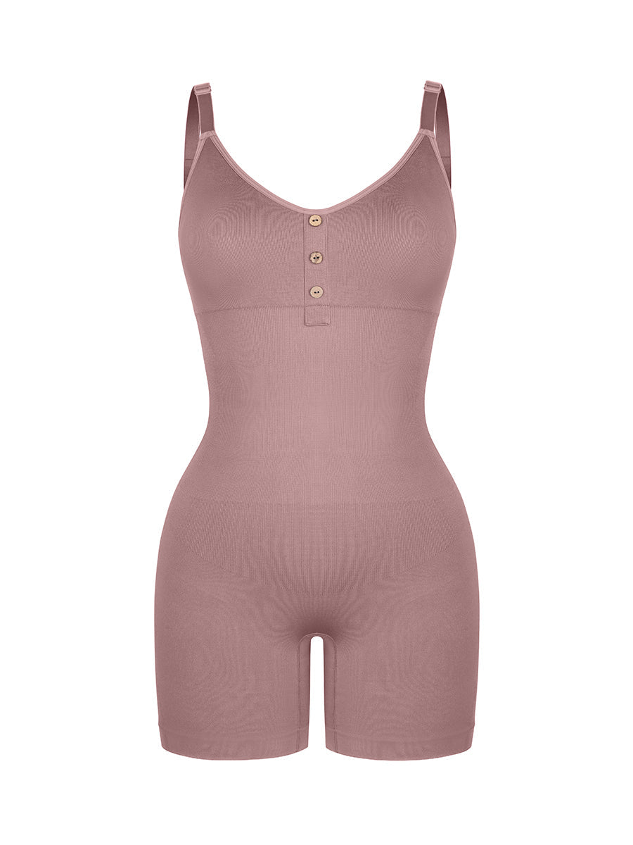 Well-in Vogue Seamless Bust Support Waist and Abdomen Shaping Butt Lifting Jumpsuit
