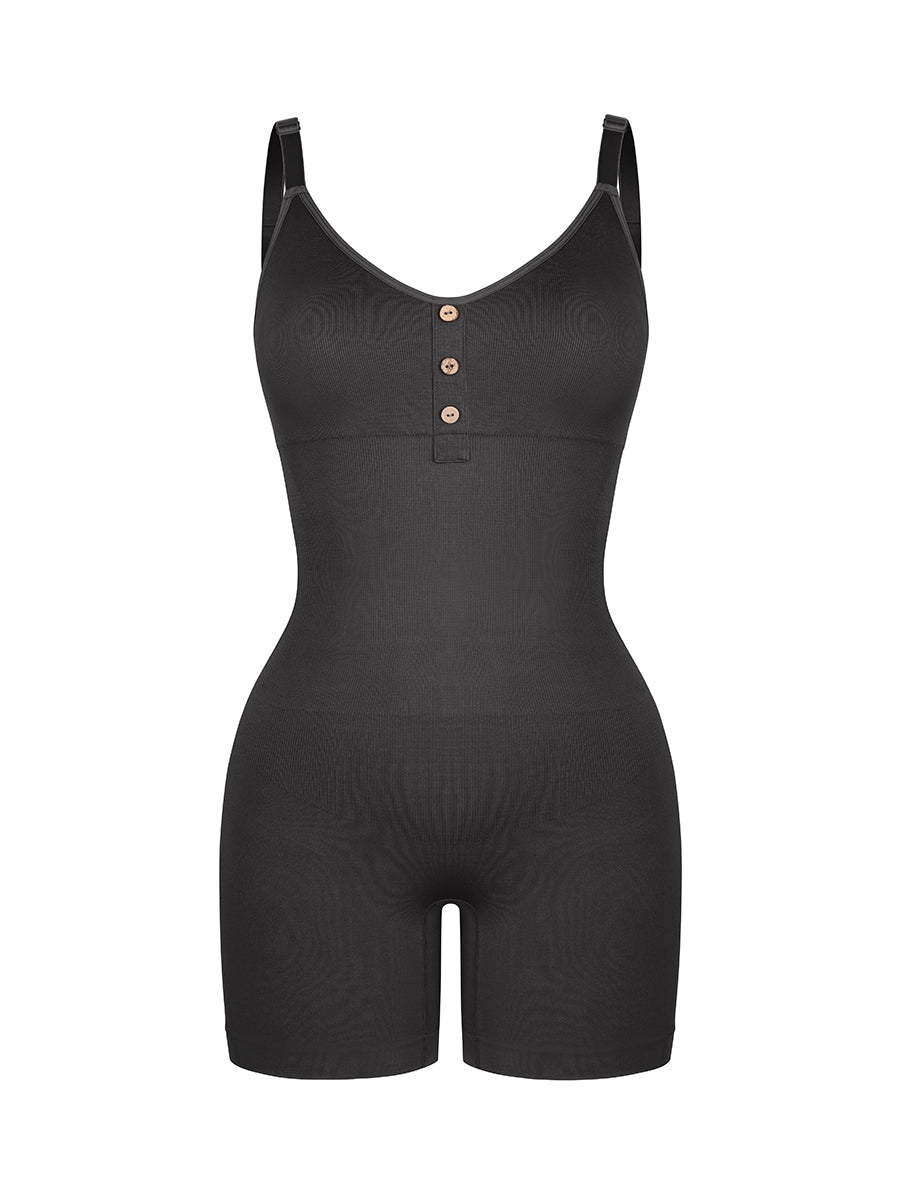 Well-in Vogue Seamless Bust Support Waist and Abdomen Shaping Butt Lifting Jumpsuit