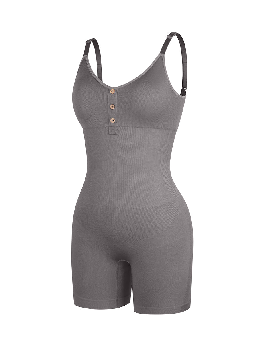 Well-in Vogue Seamless Bust Support Waist and Abdomen Shaping Butt Lifting Jumpsuit