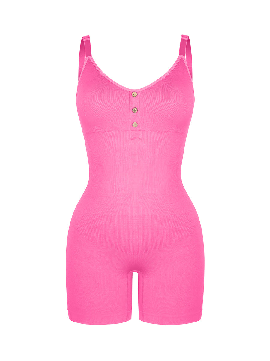 Well-in Vogue Seamless Bust Support Waist and Abdomen Shaping Butt Lifting Jumpsuit
