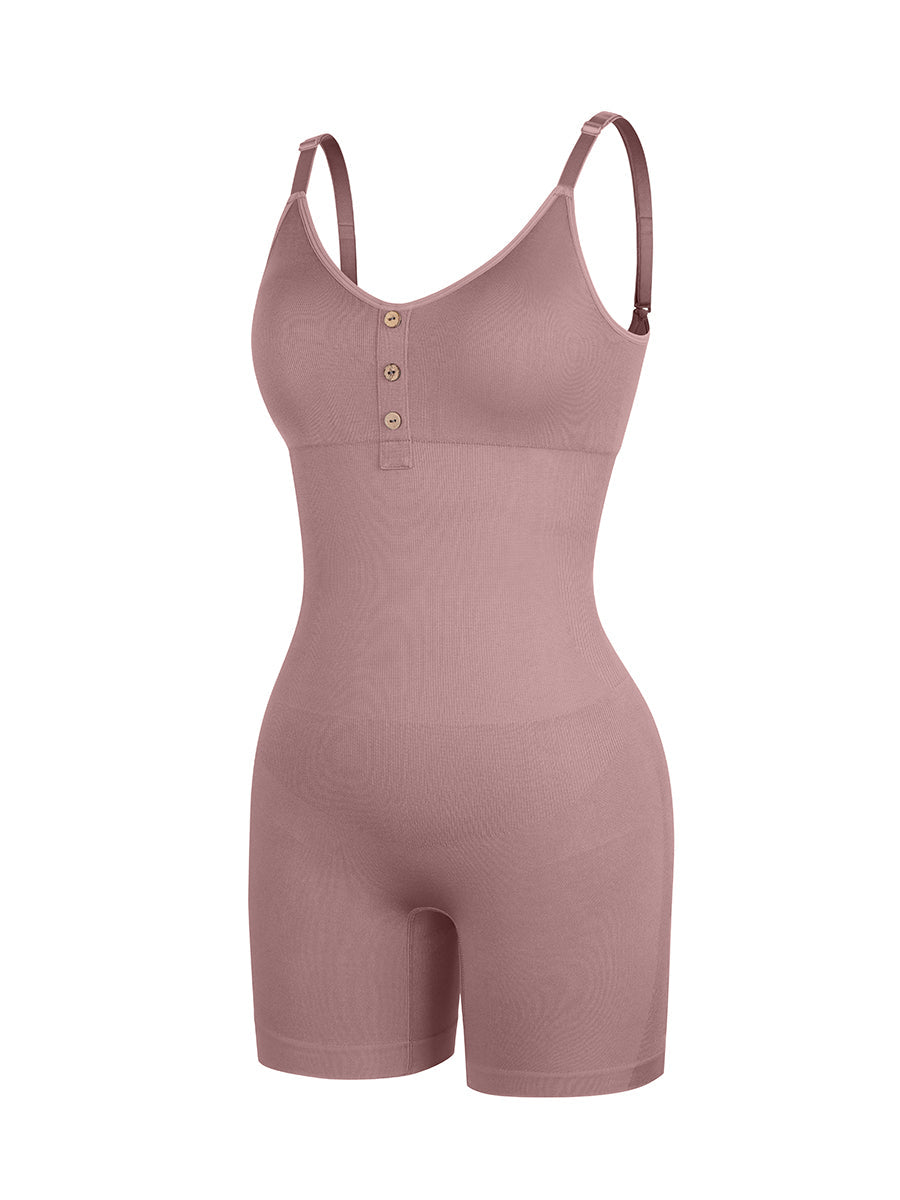 Well-in Vogue Seamless Bust Support Waist and Abdomen Shaping Butt Lifting Jumpsuit