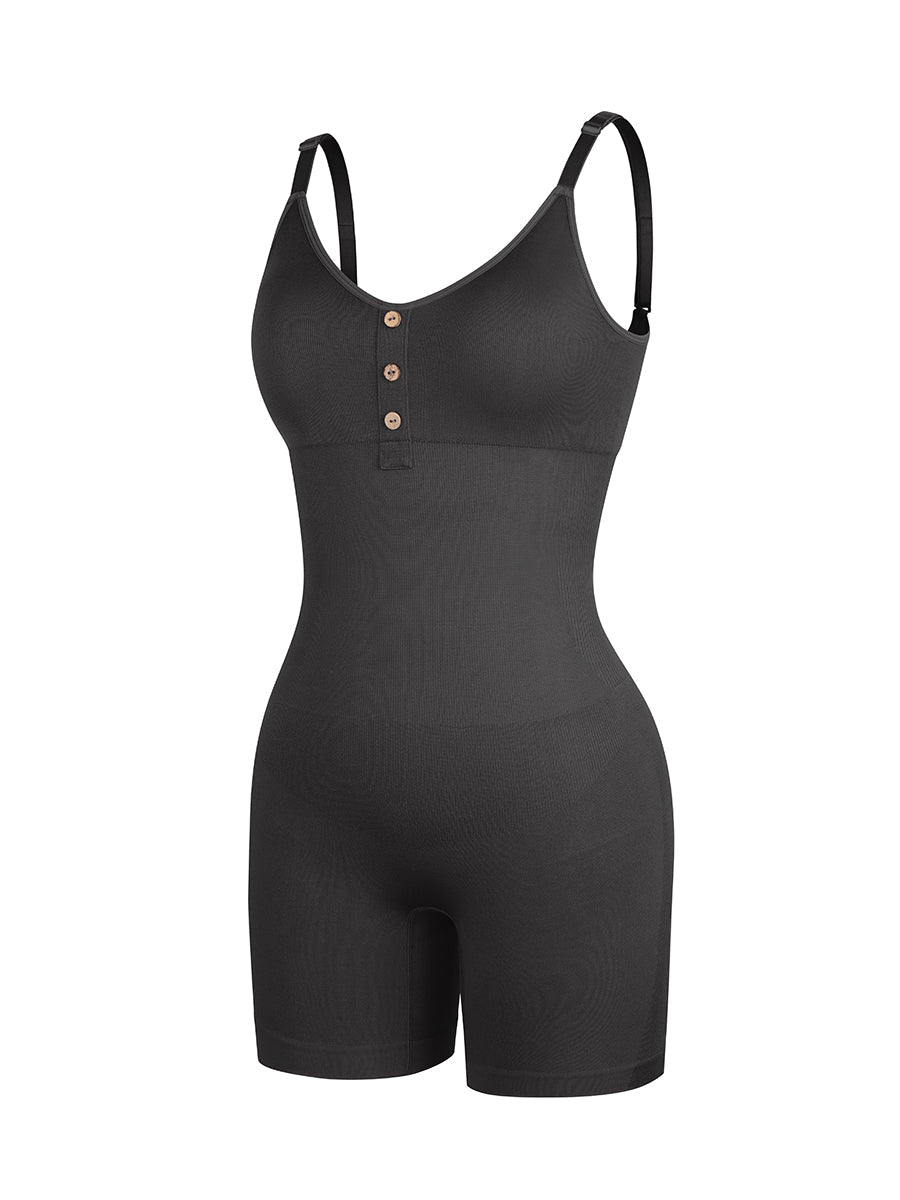 Well-in Vogue Seamless Bust Support Waist and Abdomen Shaping Butt Lifting Jumpsuit