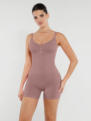 Well-in Vogue Seamless Bust Support Waist and Abdomen Shaping Butt Lifting Jumpsuit