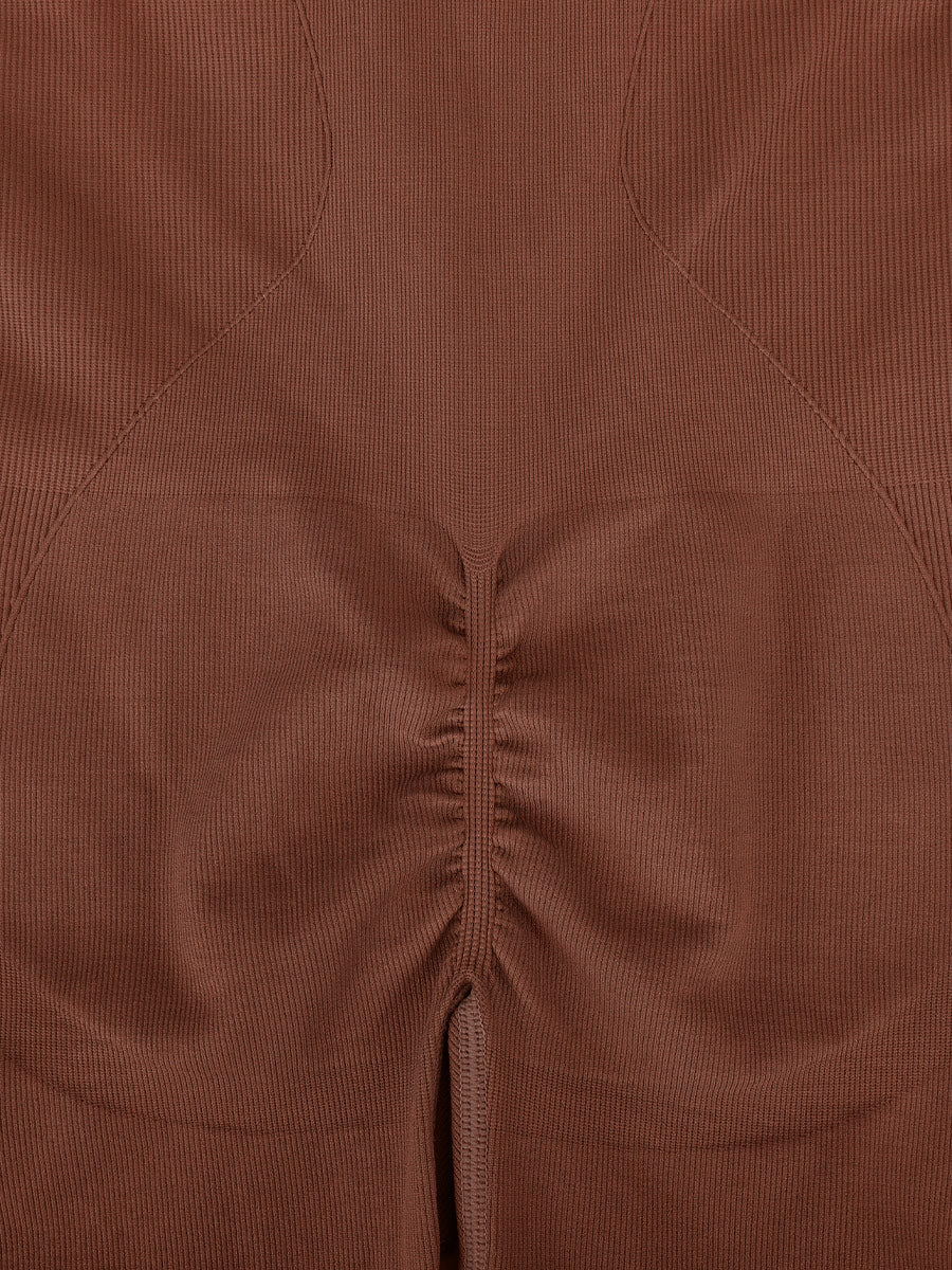 Well-in Vogue Seamless Zip Front Full-Length Racerback 2-in-1 Sport Shaping Jumpsuit