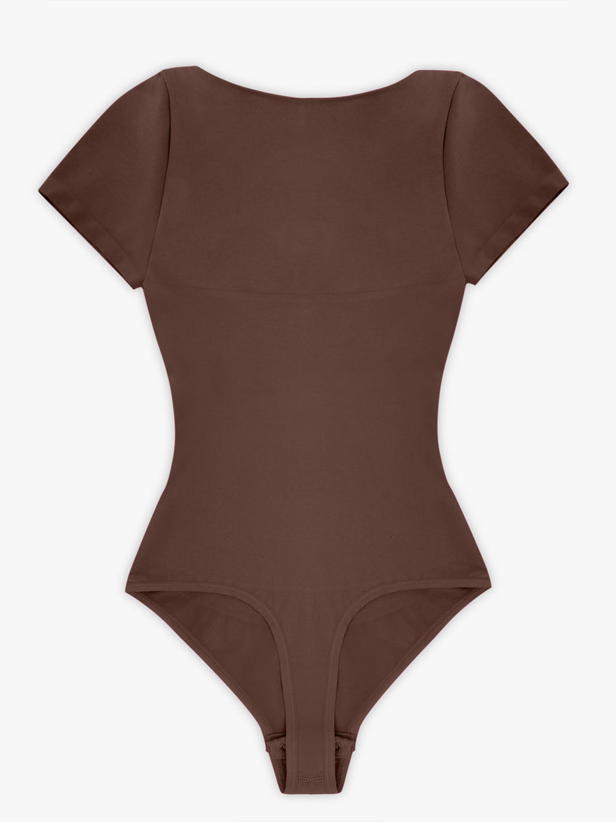 Well-in Vogue Seamless Bust Support Waist & Abdomen Shaping Thong Bodysuit