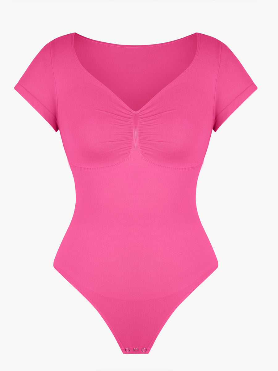 Well-in Vogue Seamless Bust Support Waist & Abdomen Shaping Thong Bodysuit