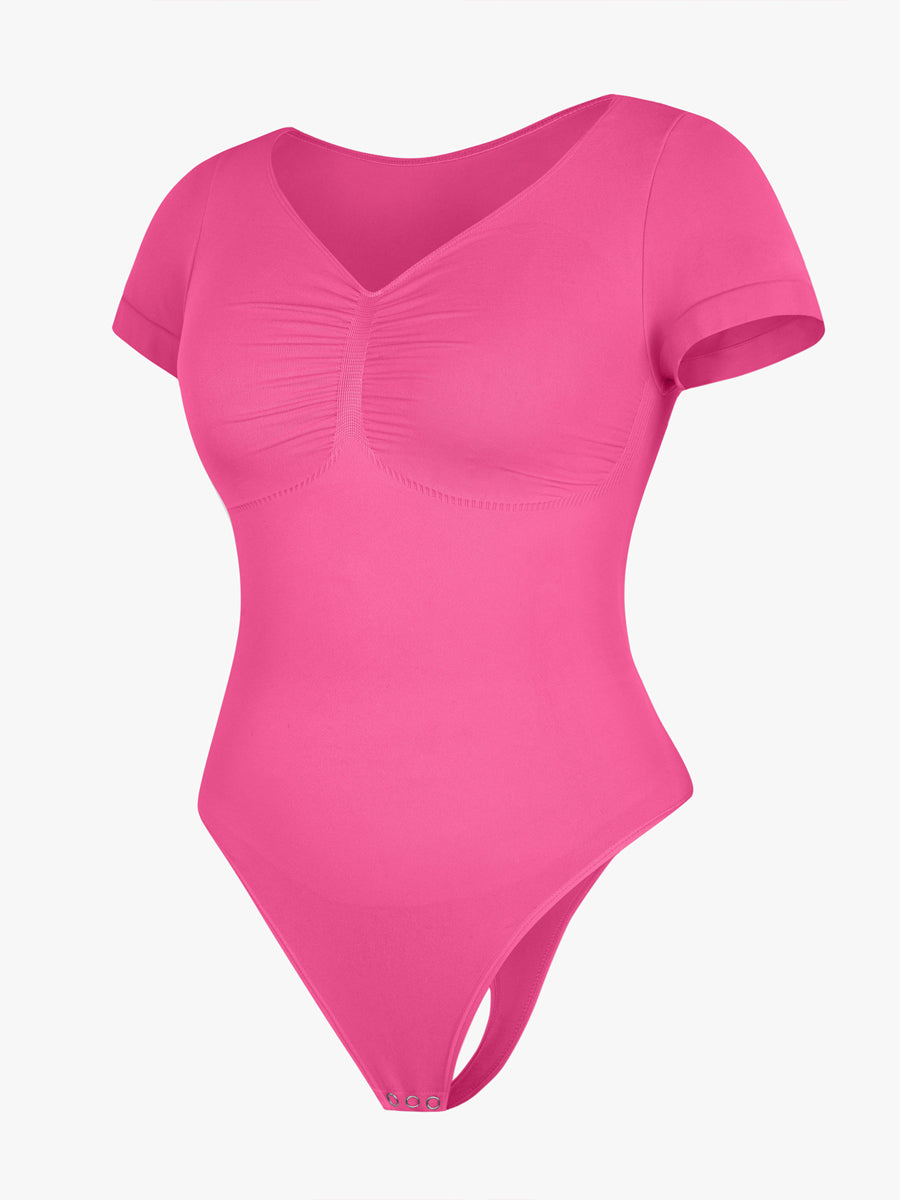 Well-in Vogue Seamless Bust Support Waist & Abdomen Shaping Thong Bodysuit