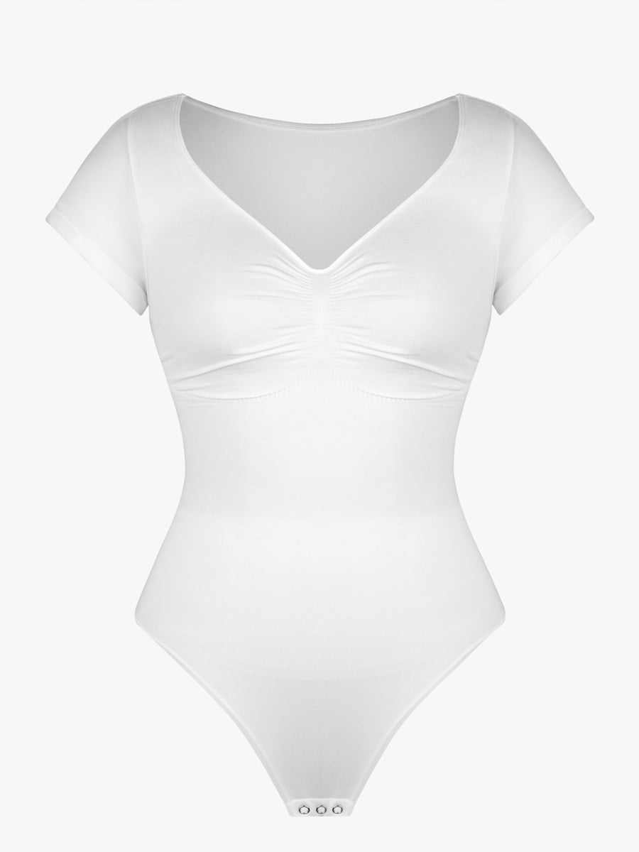 Well-in Vogue Seamless Bust Support Waist & Abdomen Shaping Thong Bodysuit