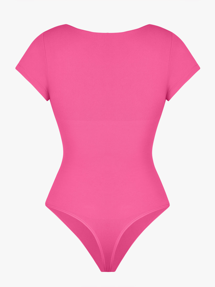 Well-in Vogue Seamless Bust Support Waist & Abdomen Shaping Thong Bodysuit