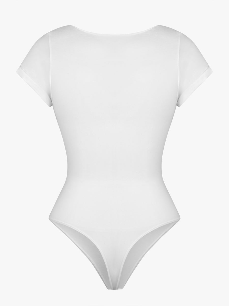 Well-in Vogue Seamless Bust Support Waist & Abdomen Shaping Thong Bodysuit