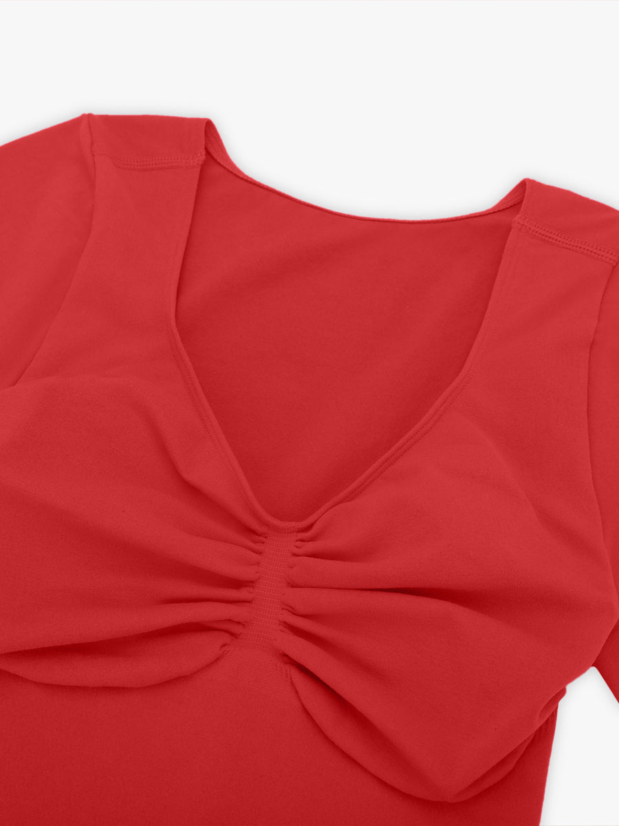 Well-in Vogue Seamless Bust Support Waist & Abdomen Shaping Thong Bodysuit