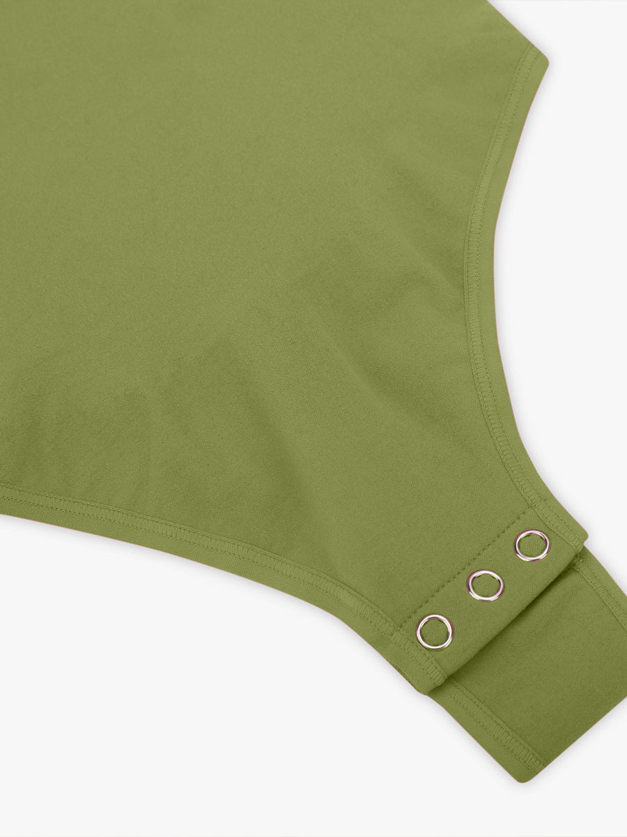 Well-in Vogue Seamless Bust Support Waist & Abdomen Shaping Thong Bodysuit