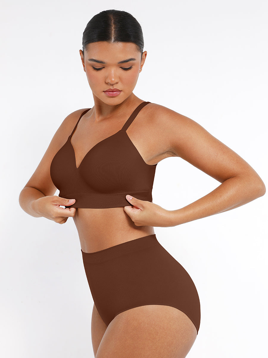 Well-in Vogue Seamless Wireless Bust Support Shapewear Bra