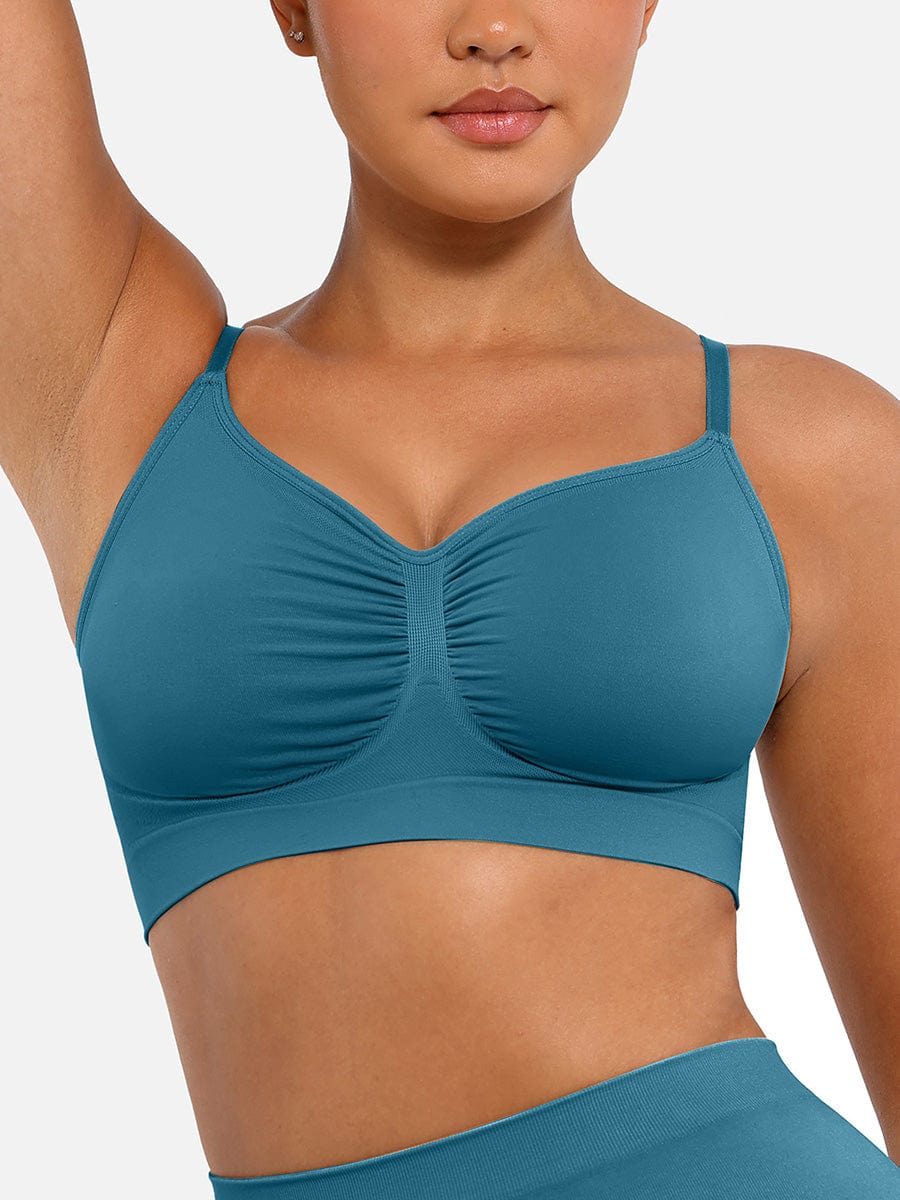 Well-in Vogue Wireless Supportive Shaping Bra with Adjustable Straps