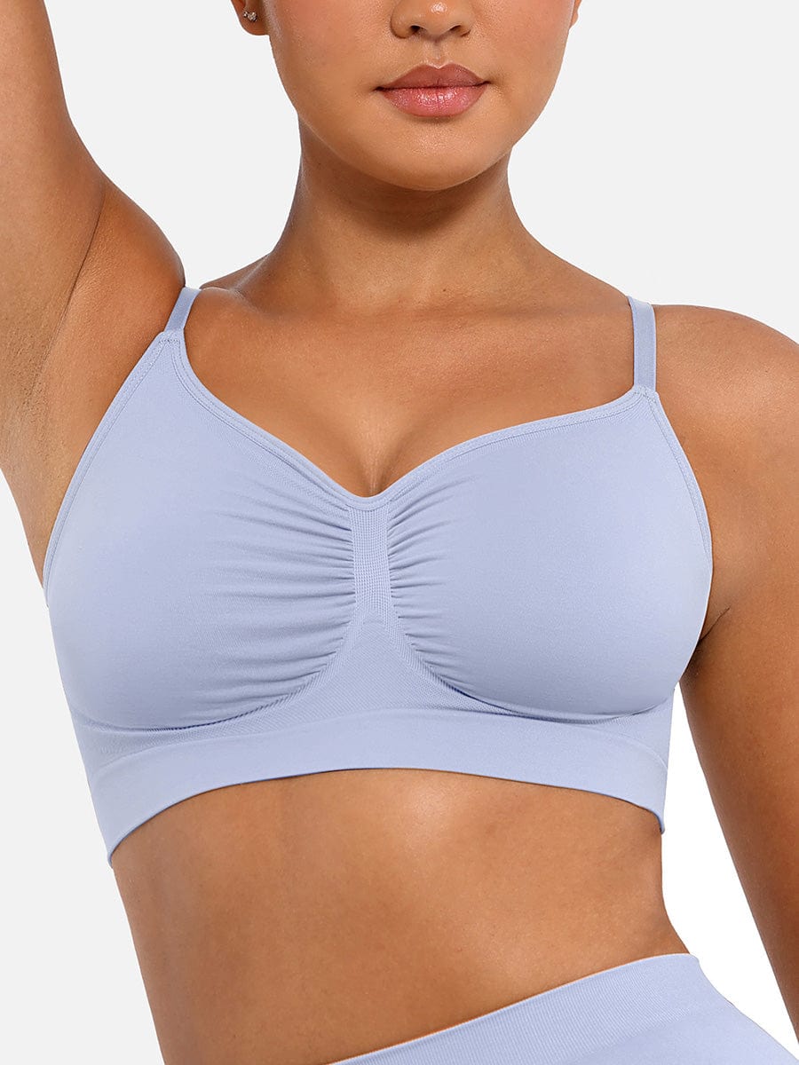 Well-in Vogue Wireless Supportive Shaping Bra with Adjustable Straps