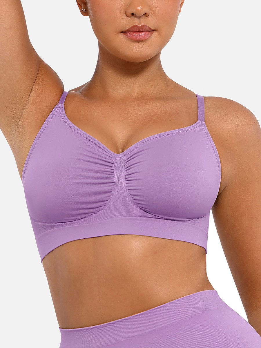 Well-in Vogue Wireless Supportive Shaping Bra with Adjustable Straps