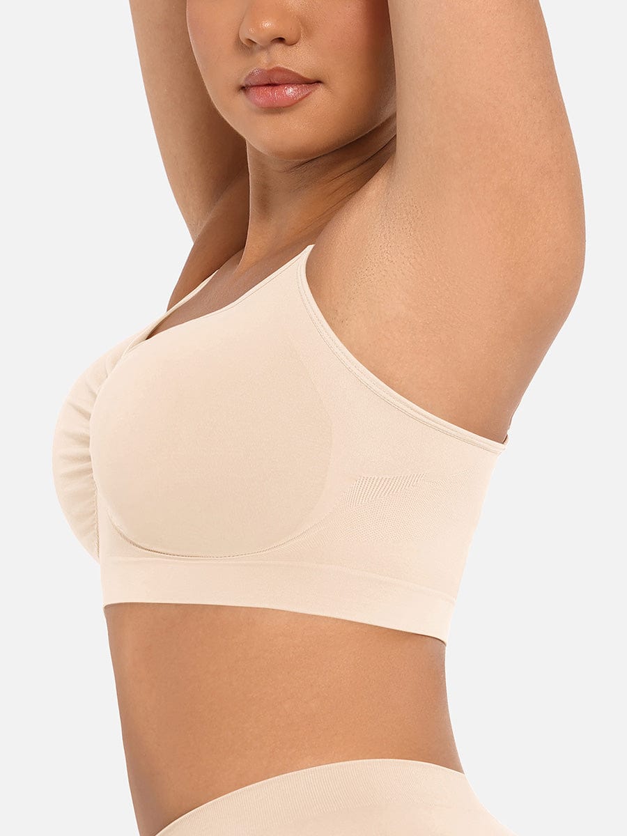 Well-in Vogue Wireless Supportive Shaping Bra with Adjustable Straps