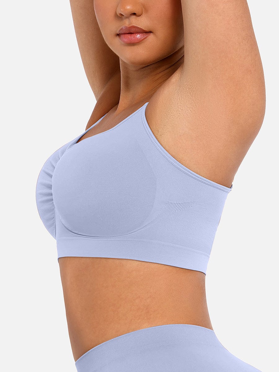 Well-in Vogue Wireless Supportive Shaping Bra with Adjustable Straps