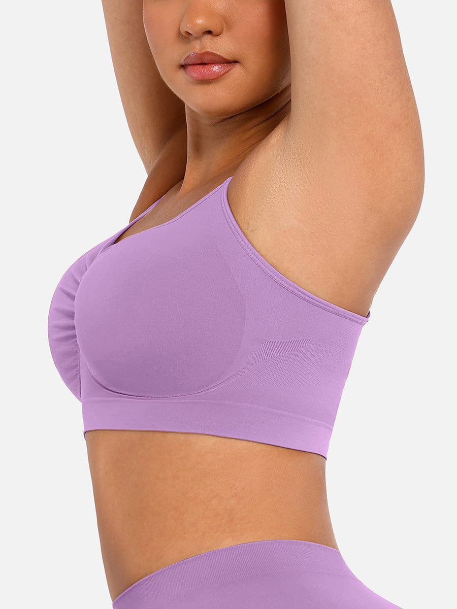 Well-in Vogue Wireless Supportive Shaping Bra with Adjustable Straps
