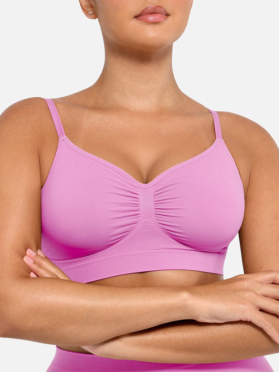 Well-in Vogue Wireless Supportive Shaping Bra with Adjustable Straps