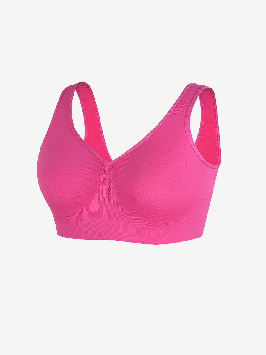 Well-in Vogue Seamless Shaping Bust Support Wider Back Bra