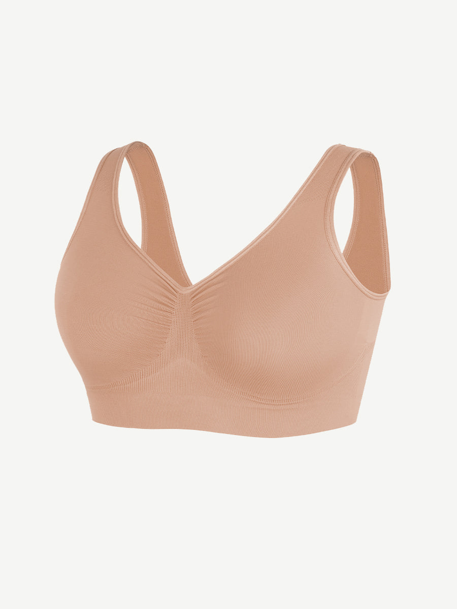 Well-in Vogue Seamless Shaping Bust Support Wider Back Bra