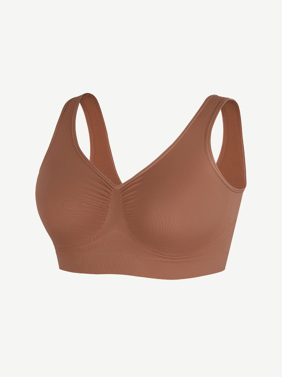 Well-in Vogue Seamless Shaping Bust Support Wider Back Bra